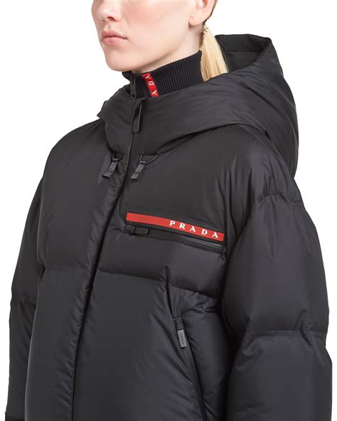 prada puffer jacket long|prada puffer jacket price.